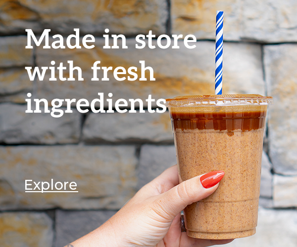 Stong's fresh smoothies made in store