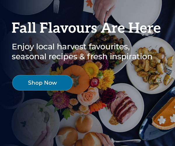 Fall flavours grocery items Vancouver